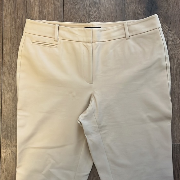 White House Black Market slim ankle pant tan size 10 - Picture 2 of 6